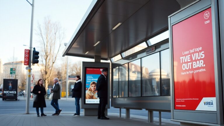 Russ расширила контроль над рекламой на петербургских остановках